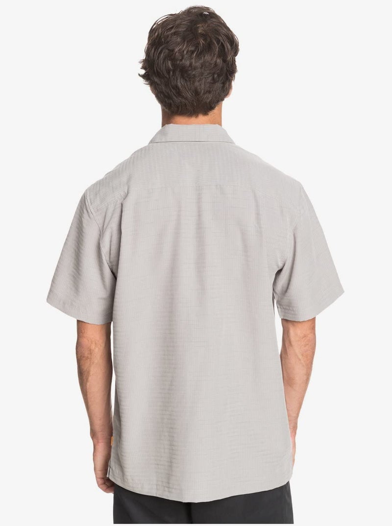 Quiksilver mens Centinela 4 Woven Button Down Shirt, Flint Gray Centinella, Medium US - Image 4
